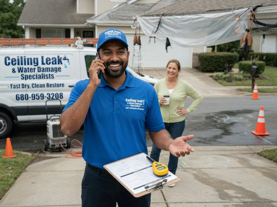 Ceiling Leak Cleanup Puposky, MN FAQs